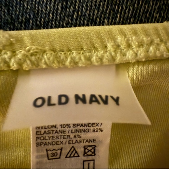 NWT Old Navy Women's Mid-Rise String Textured Citrine Size 3X - Picture 7 of 10